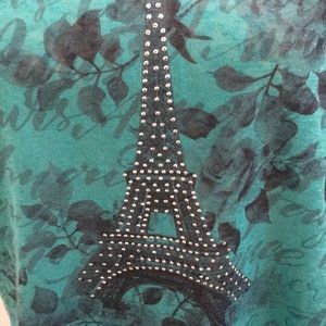 Paris themed top Petite Large